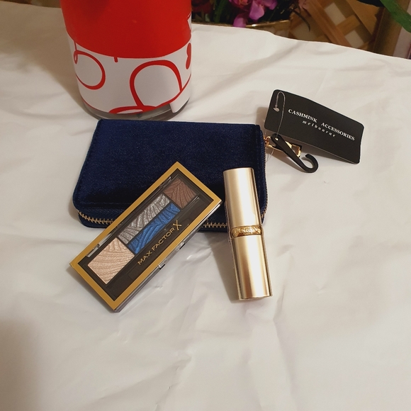 Set | MAX FACTOR Smokey Eye Kit + L'OREAL Lipstick + Wallet | All NEW - Picture 3 of 14